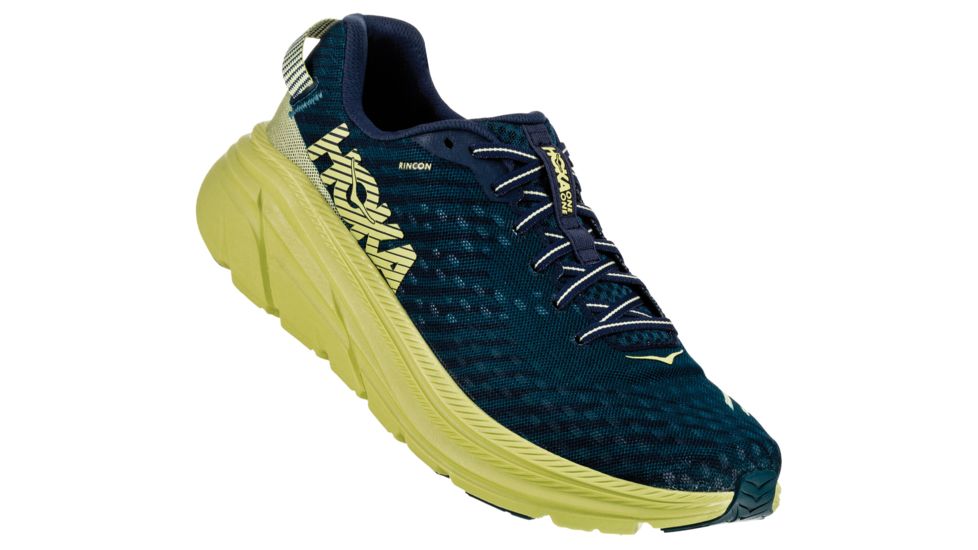 Hoka Rincon Running Shoes - Mens, Deep Teal / Lime Sherbet, Medium, 15, 1102874-DTLSH-15