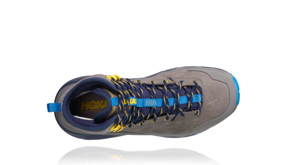 Hoka Sky Kaha Road Running Shoes - Mens, Charcoal Grey/Blue, 07, 1099637-CGYB-07D