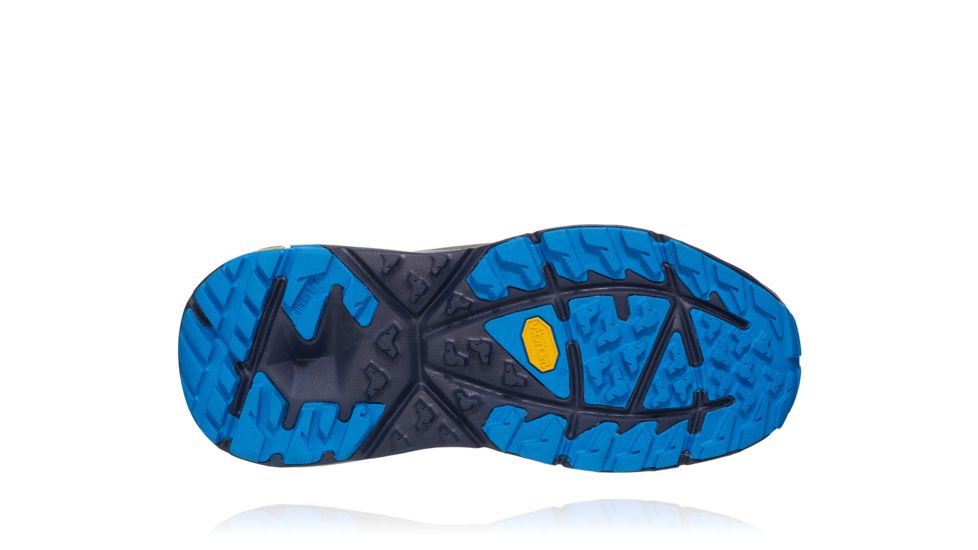 Hoka Sky Kaha Road Running Shoes - Mens, Charcoal Grey/Blue, 07, 1099637-CGYB-07D
