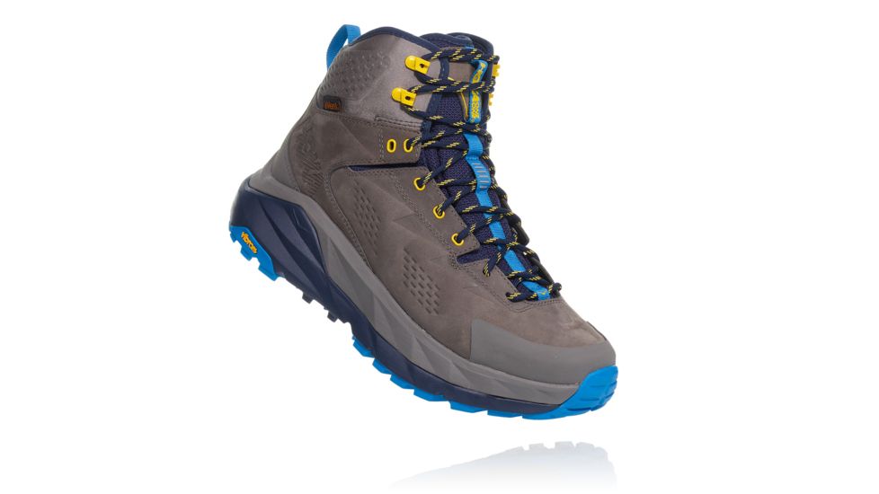 Hoka Sky Kaha Road Running Shoes - Mens, Charcoal Grey/Blue, 07, 1099637-CGYB-07D