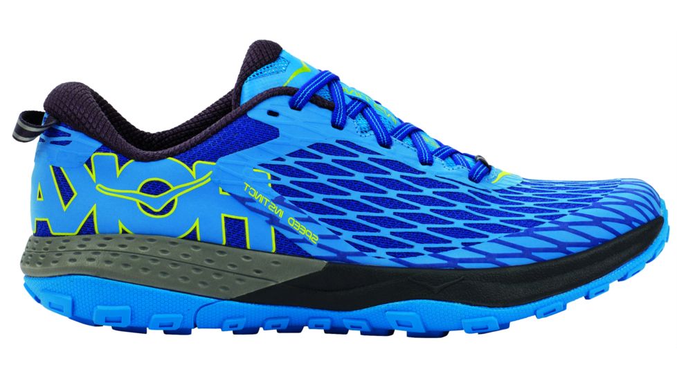 Hoka Speed Instinct Trail Running Shoe - Men's-Blue/Blue-Medium-8