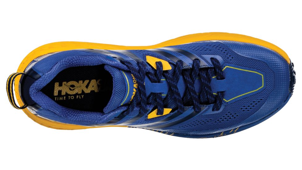 Hoka Speedgoat 3 Running Shoes - Mens, Galaxy Blue / Old Gold, Medium, 7.5, 1099733-GBOG-07.5