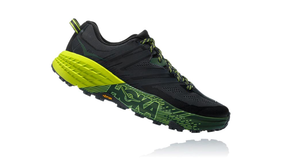 Hoka Speedgoat 3 Trail Running Shoes - Mens, Ebony/Black, Medium, 7, 1099733-EBLC-7