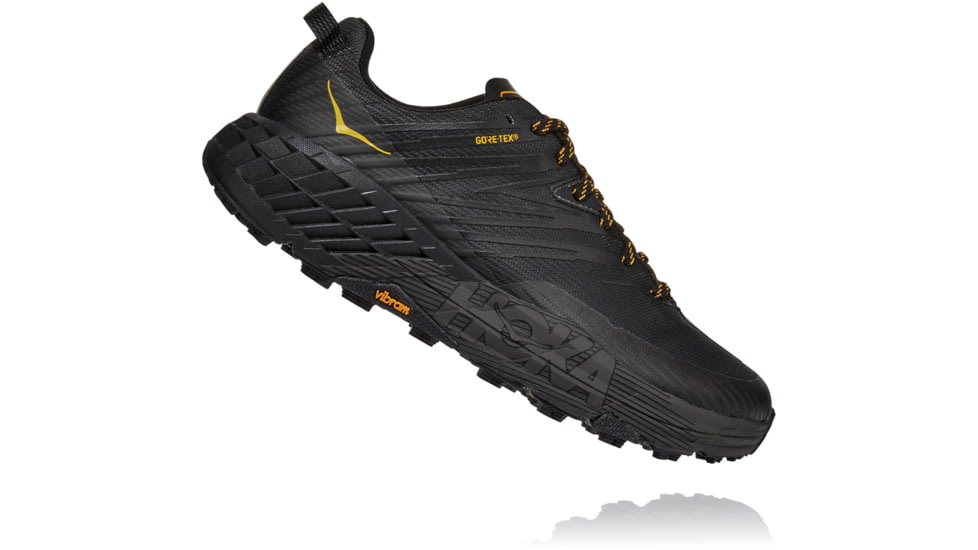 Hoka Speedgoat 4 GTX Trail Running Shoes - Mens, Anthracite / Dark Gull Grey, 9, 1106530-ADGG-09