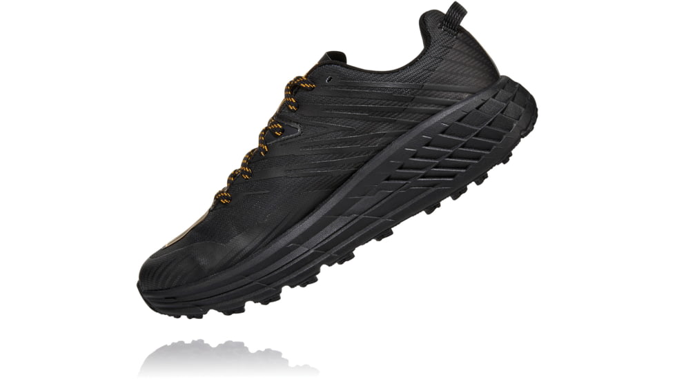 Hoka Speedgoat 4 GTX Trail Running Shoes - Mens, Anthracite / Dark Gull Grey, 9, 1106530-ADGG-09