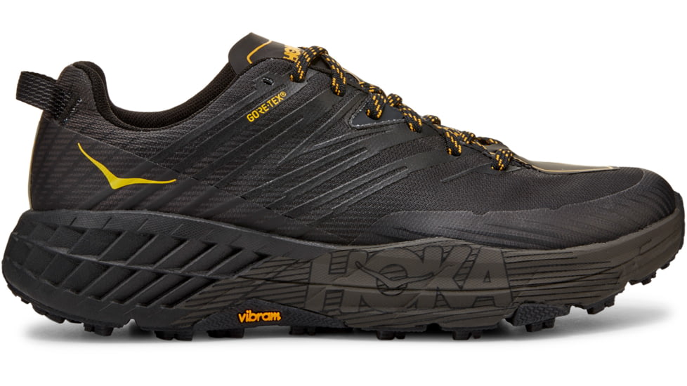 Hoka Speedgoat 4 GTX Trail Running Shoes - Mens, Anthracite / Dark Gull Grey, 9, 1106530-ADGG-09