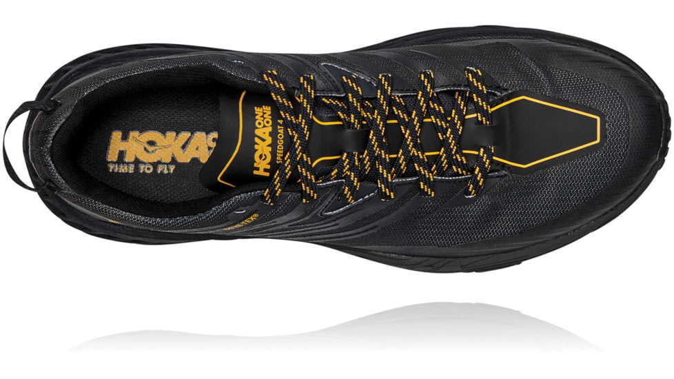 Hoka Speedgoat 4 GTX Trail Running Shoes - Mens, Anthracite / Dark Gull Grey, 9, 1106530-ADGG-09