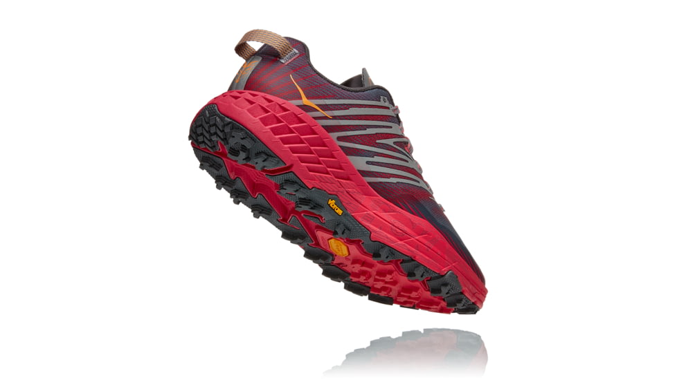 Hoka Speedgoat 4 Shoes - Womens, Castlerock/Paradise Pink, 7, 1106527-CPPNK-07