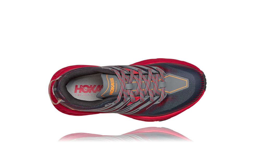 Hoka Speedgoat 4 Shoes - Womens, Castlerock/Paradise Pink, 7, 1106527-CPPNK-07