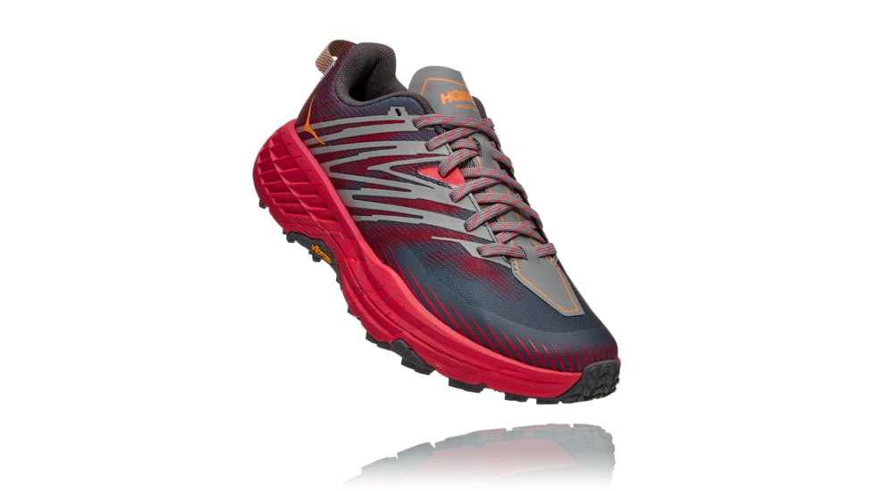 Hoka Speedgoat 4 Trailrunning Shoes - Women's, Castlerock/Paradise Pink, 6, 1106527-CPPNK-06