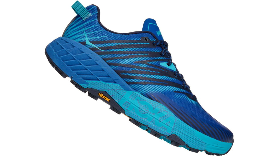 Hoka Speedgoat 4 Trailrunning Shoes - Mens, Turkish Sea/Scuba Blue, 10, Regular, 1106525-TSSB-10