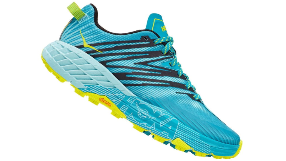 Hoka Speedgoat 4 Trailrunning Shoes - Womens, Capri Breeze/Angel Blue, 7 US, Medium, 1106527-CBAB-07
