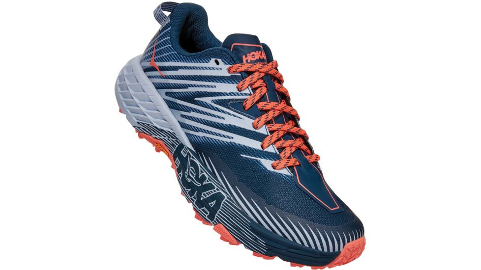 Hoka Speedgoat 4 Trailrunning Shoes - Womens, Majolica Blue/Heather, 6.5, 1106527-MBHH-6.5