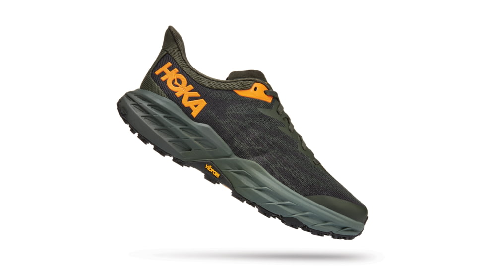 Hoka Speedgoat 5 Shoes - Mens, Duffel Bag / Thyme, 9.5D, 1123157-DBTH-09.5D