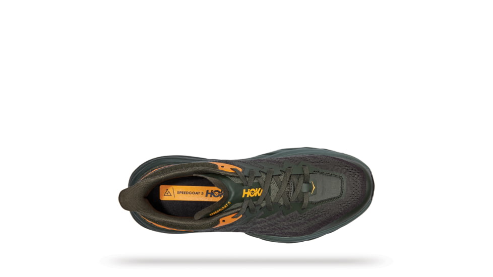 Hoka Speedgoat 5 Shoes - Mens, Duffel Bag / Thyme, 9.5D, 1123157-DBTH-09.5D