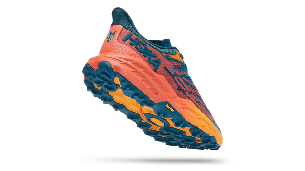 Hoka Speedgoat 5 Shoes - Womens, Blue Coral / Camellia, 10D, 1123160-BCCML-10D