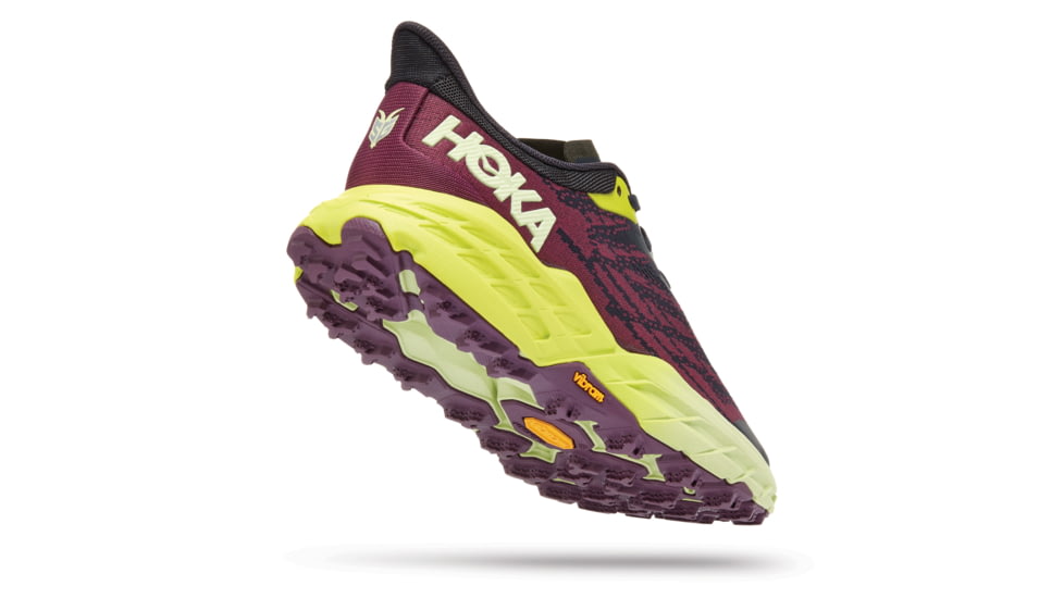 Hoka Speedgoat 5 Shoes - Womens, Blue Graphite / Evening Primrose, 11B, 1123158-BGEPM-11B