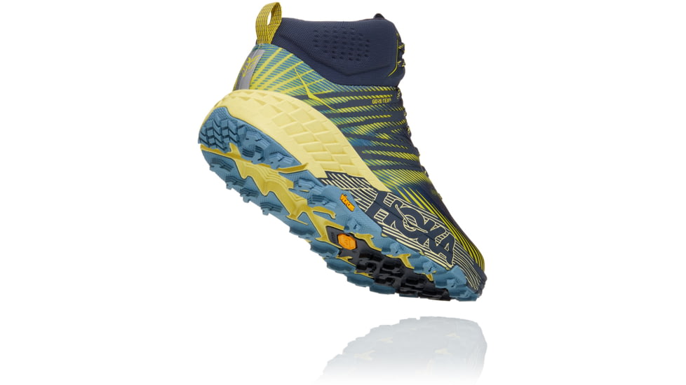 Hoka Speedgoat Mid GTX 2 Shoes - Mens, Ombre Blue / Blue Sheen, 11, 1106532-OBBS-11