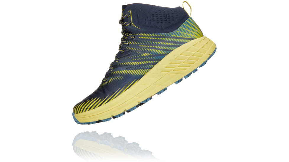 Hoka Speedgoat Mid GTX 2 Shoes - Mens, Ombre Blue / Blue Sheen, 11, 1106532-OBBS-11