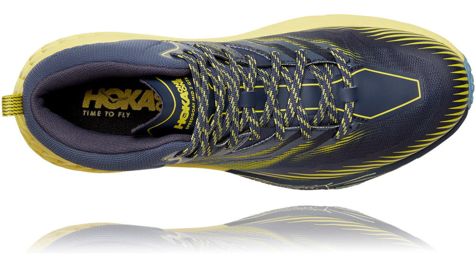 Hoka Speedgoat Mid GTX 2 Shoes - Mens, Ombre Blue / Blue Sheen, 11, 1106532-OBBS-11