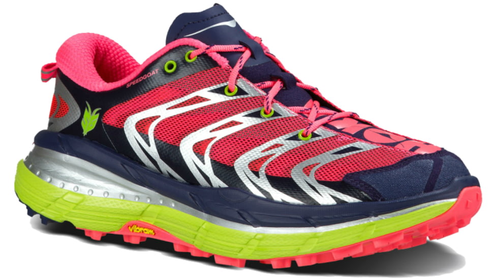 Hoka Speedgoat Trail Running Shoe - Women's-Astral Aura/Pink-Medium-10