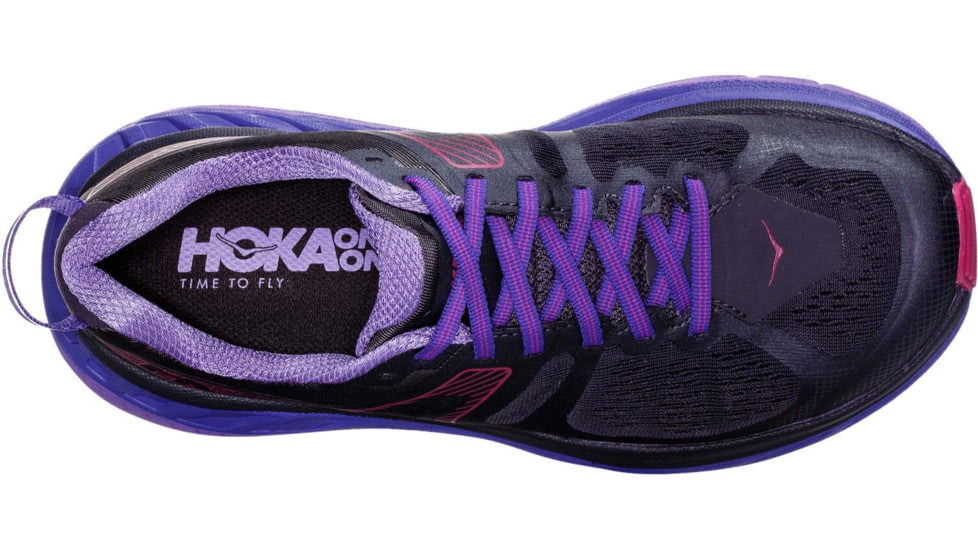 Hoka Stinson Atr 5 Trail Running Shoes - Womens, Ebony/Very Berry, Medium, 10, 1099730-EVBR-10