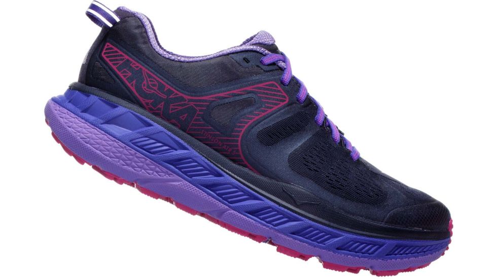 Hoka Stinson Atr 5 Trail Running Shoes - Womens, Ebony/Very Berry, Medium, 10, 1099730-EVBR-10