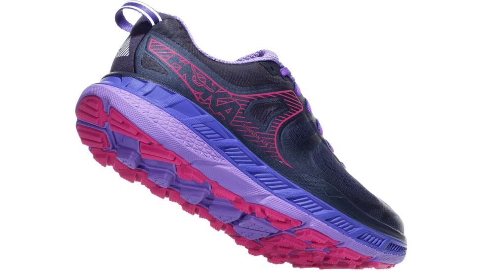 Hoka Stinson Atr 5 Trail Running Shoes - Womens, Ebony/Very Berry, Medium, 10, 1099730-EVBR-10