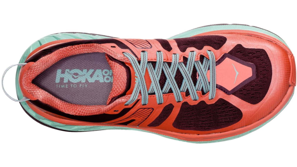 Hoka Stinson Atr 5 Trail Running Shoes - Womens, Fig/Emberglow, Medium, 8, 1099730-FEMB-8