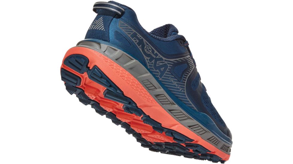 Hoka Stinson ATR 5 Trailrunning Shoes - Womens, Majolica Blue/Fusion Coral, 9.5, 1099730-MBFCR-9.5