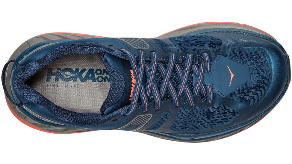 Hoka Stinson ATR 5 Trailrunning Shoes - Womens, Majolica Blue/Fusion Coral, 9.5, 1099730-MBFCR-9.5