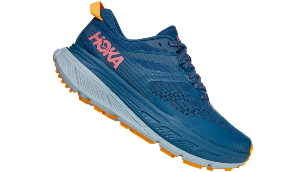 Hoka Stinson ATR 6 Trailrunning Shoes - Womens, Moroccan Blue/Saffron, 9.5, 1110507-MBSF-09.5