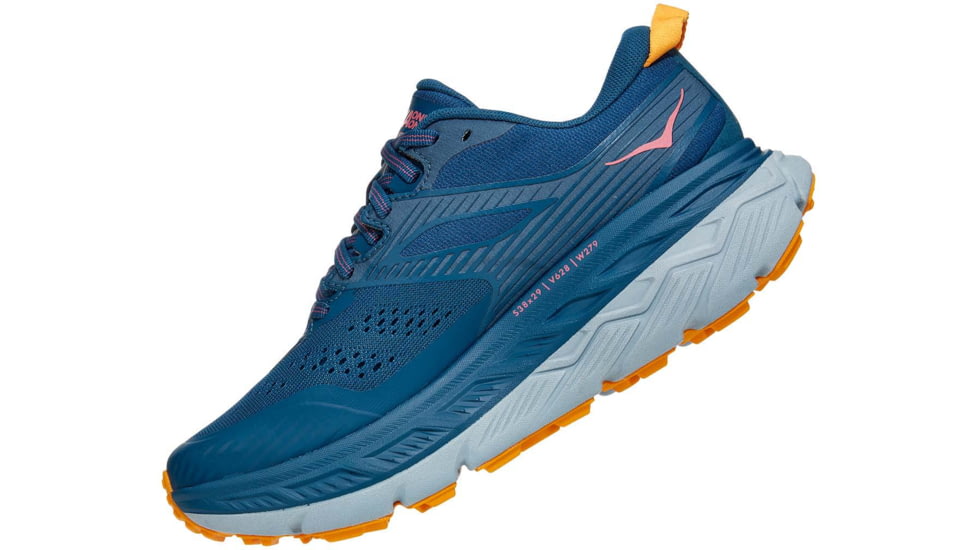 Hoka Stinson ATR 6 Trailrunning Shoes - Womens, Moroccan Blue/Saffron, 9.5, 1110507-MBSF-09.5