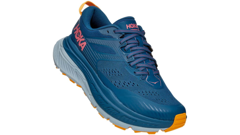 Hoka Stinson ATR 6 Trailrunning Shoes - Womens, Moroccan Blue/Saffron, 9.5, 1110507-MBSF-09.5