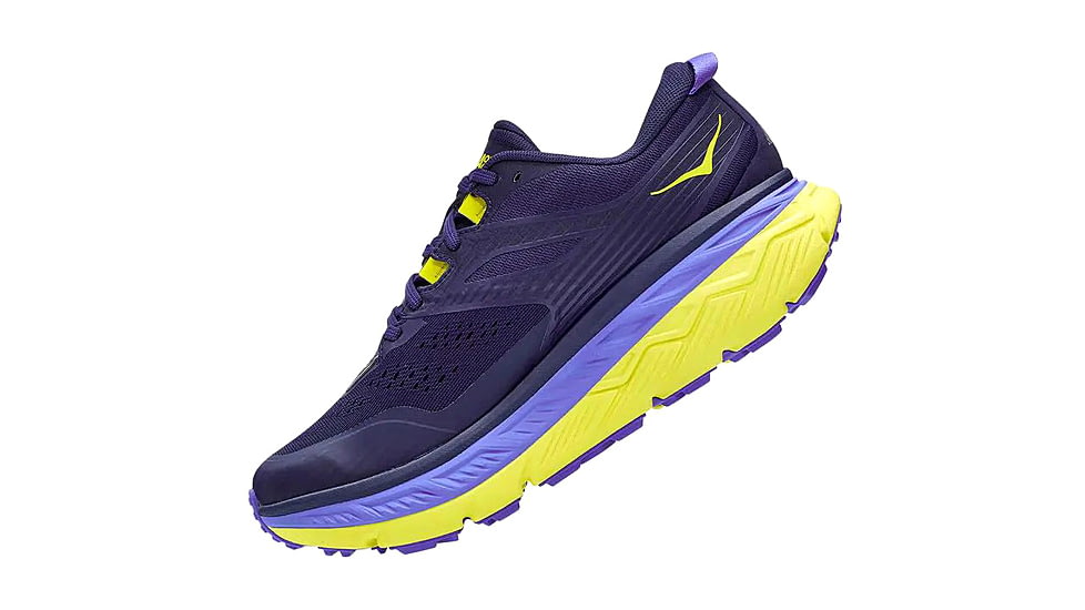 Hoka Stinson ATR 6 Trailrunning Shoes - Mens, Black Iris/Evening Primrose, 11 US, Medium, 1110506-BIEP-11