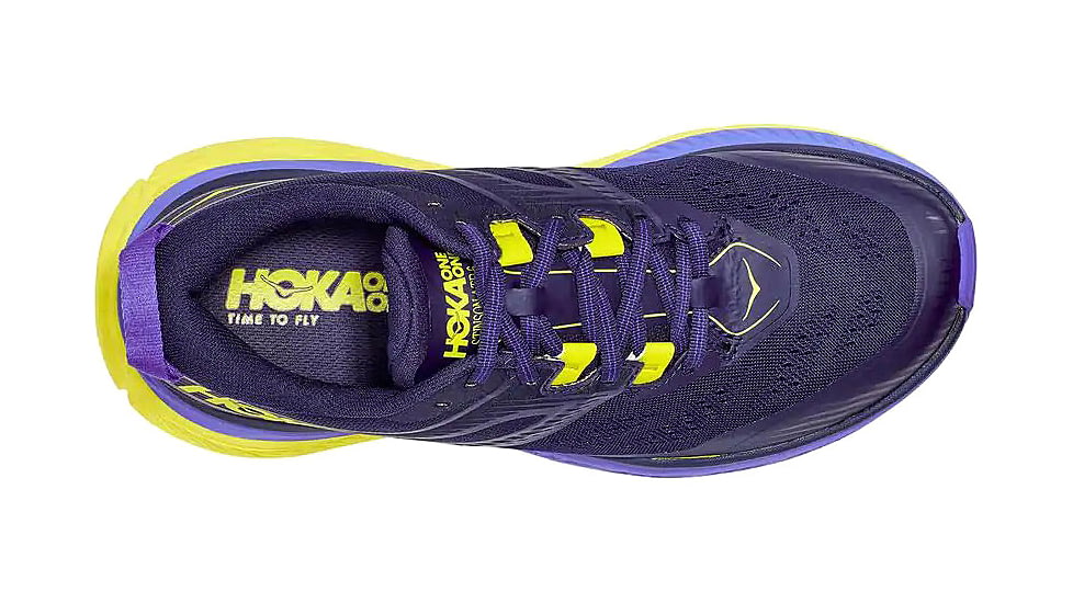 Hoka Stinson ATR 6 Trailrunning Shoes - Mens, Black Iris/Evening Primrose, 11 US, Medium, 1110506-BIEP-11