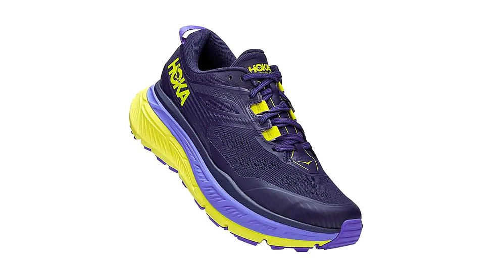 Hoka Stinson ATR 6 Trailrunning Shoes - Mens, Black Iris/Evening Primrose, 11 US, Medium, 1110506-BIEP-11