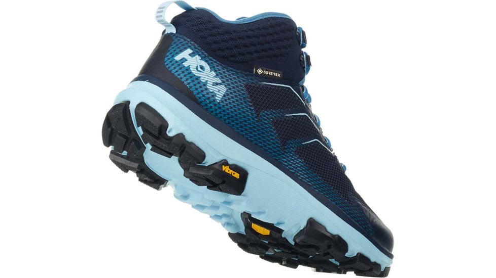 Hoka Toa GTX Hiking Shoes - Womens, Black Iris/Aquamarine, 7, 1112033-BIAQ-7