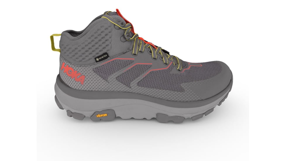 Hoka Toa GTX Shoes - Mens, Charcoal Gray/Fiesta, 11.5, 1112032-CGFS-11.5
