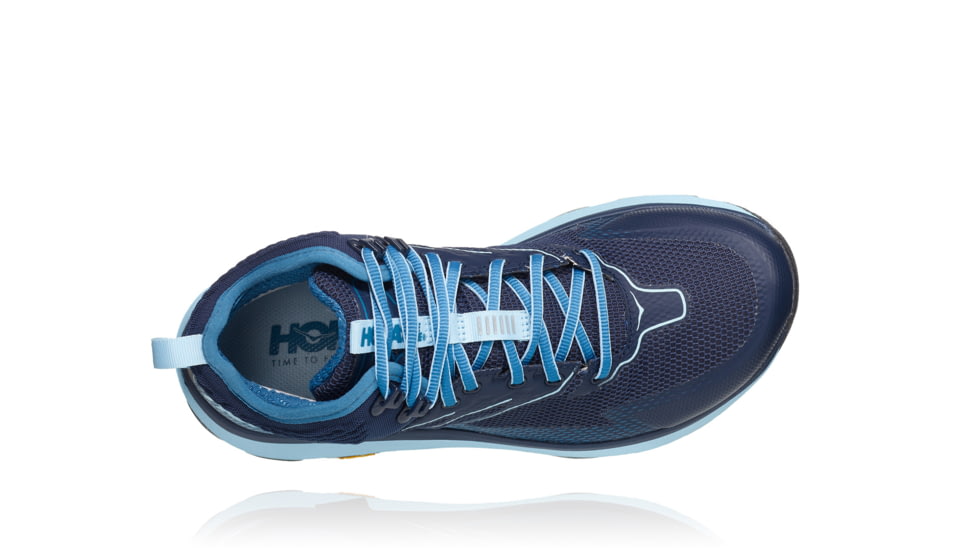 Hoka Toa GTX Shoes - Womens, Black Iris/Aqyamarine, 10, 1112033-BIAQ-10