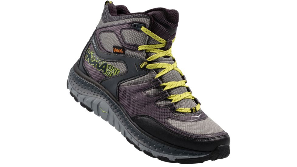 Hoka Tor Tech Mid WP Hiking Boot - Men's-Anthracite/Black-Medium-9.5