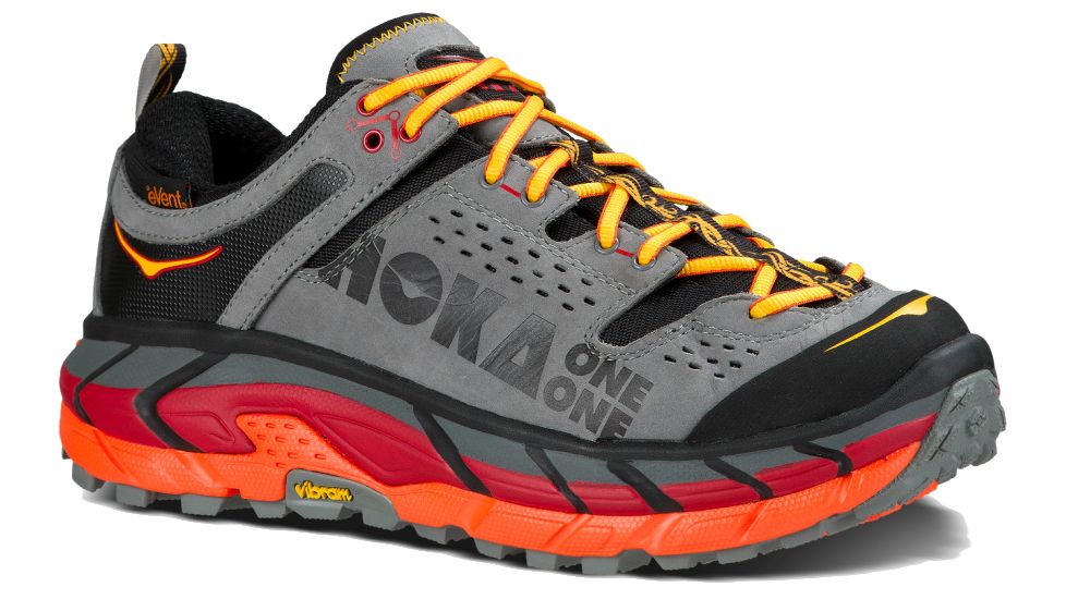Tor Ultra Low Waterproof Hiking Shoe - Mens-Black/Saffron-Medium-9.5