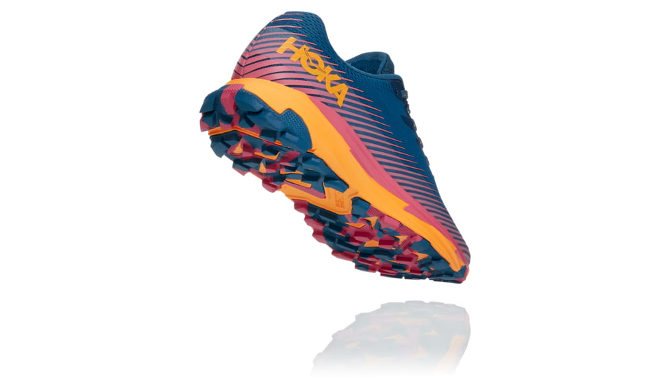 Hoka Torrent 2 Shoes - Womens, Moroccan Blue/Saffron, 5, 1110497-MBSF-05