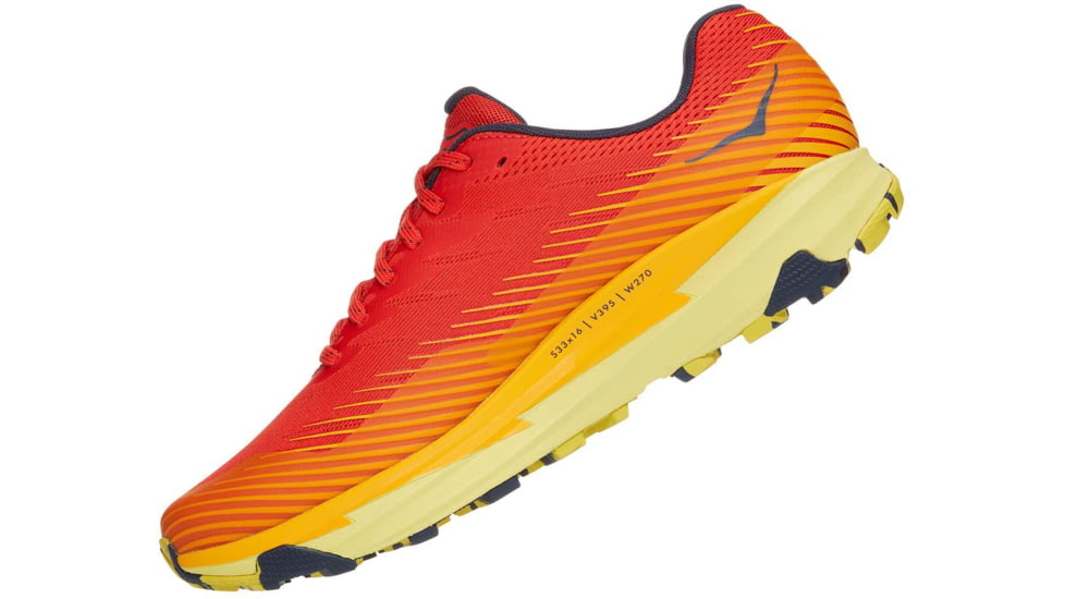 Hoka Torrent 2 Trail Running Shoes - Mens, Fiesta/Saffron, 10.5, 1110496-FSFF-10.5