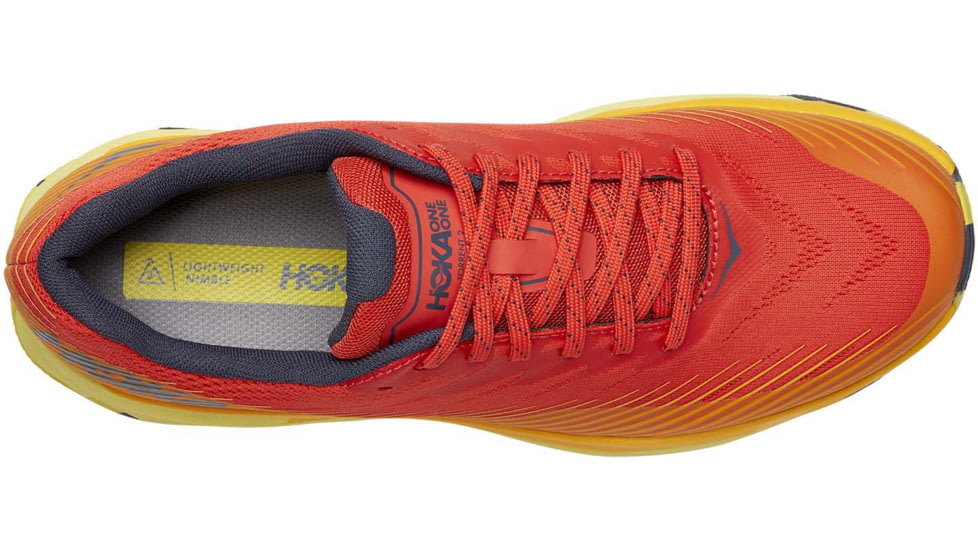 Hoka Torrent 2 Trail Running Shoes - Mens, Fiesta/Saffron, 10.5, 1110496-FSFF-10.5