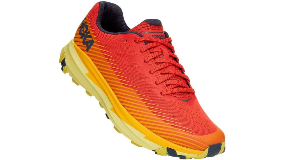 Hoka Torrent 2 Trail Running Shoes - Mens, Fiesta/Saffron, 10.5, 1110496-FSFF-10.5