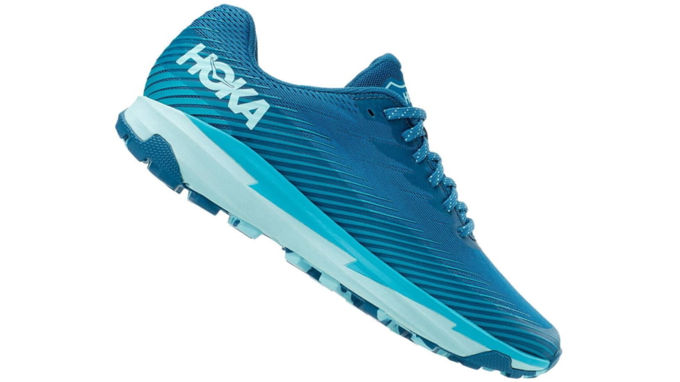Hoka Torrent 2 Trailrunning Shoes - Womens, Blue Sapphire/Angel Blue, 6 US, Medium, 1110497-BSAB-06