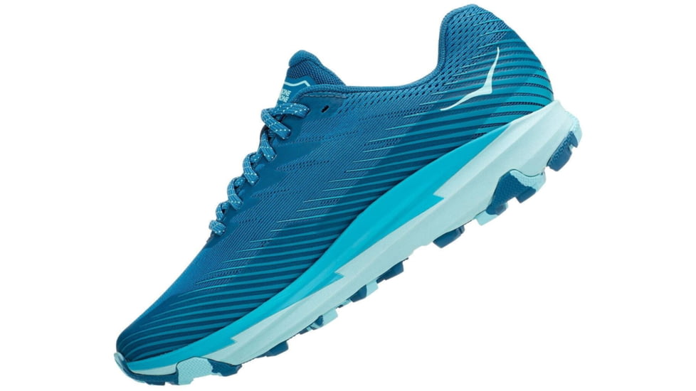 Hoka Torrent 2 Trailrunning Shoes - Womens, Blue Sapphire/Angel Blue, 6 US, Medium, 1110497-BSAB-06
