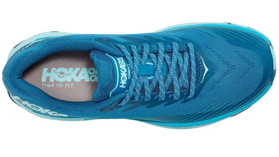 Hoka Torrent 2 Trailrunning Shoes - Womens, Blue Sapphire/Angel Blue, 6 US, Medium, 1110497-BSAB-06