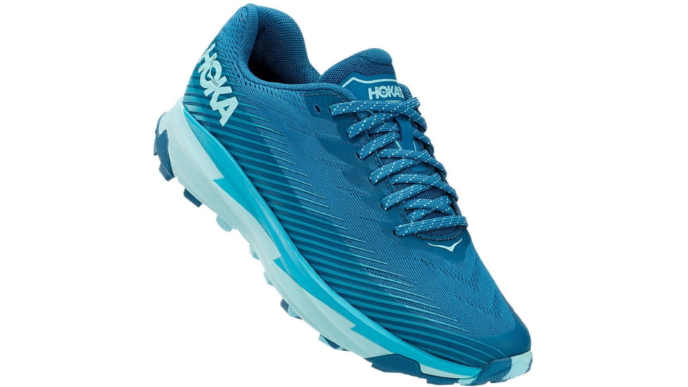 Hoka Torrent 2 Trailrunning Shoes - Womens, Blue Sapphire/Angel Blue, 6 US, Medium, 1110497-BSAB-06